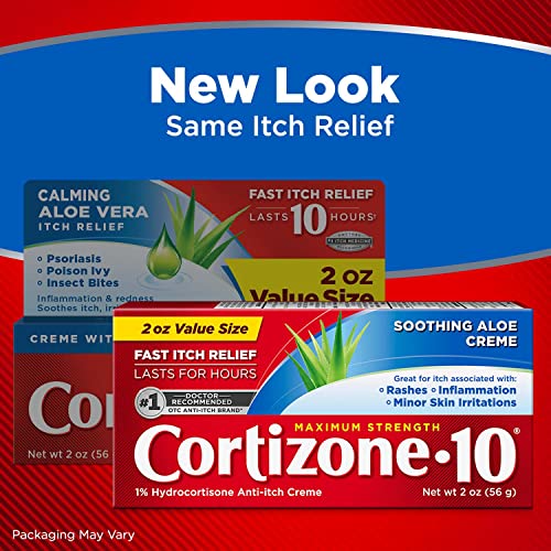 Cortizone 10 Maximum Strength Anti-Itch Cream with Soothing Aloe, 1% Hyd Cortizone 10Au supplements