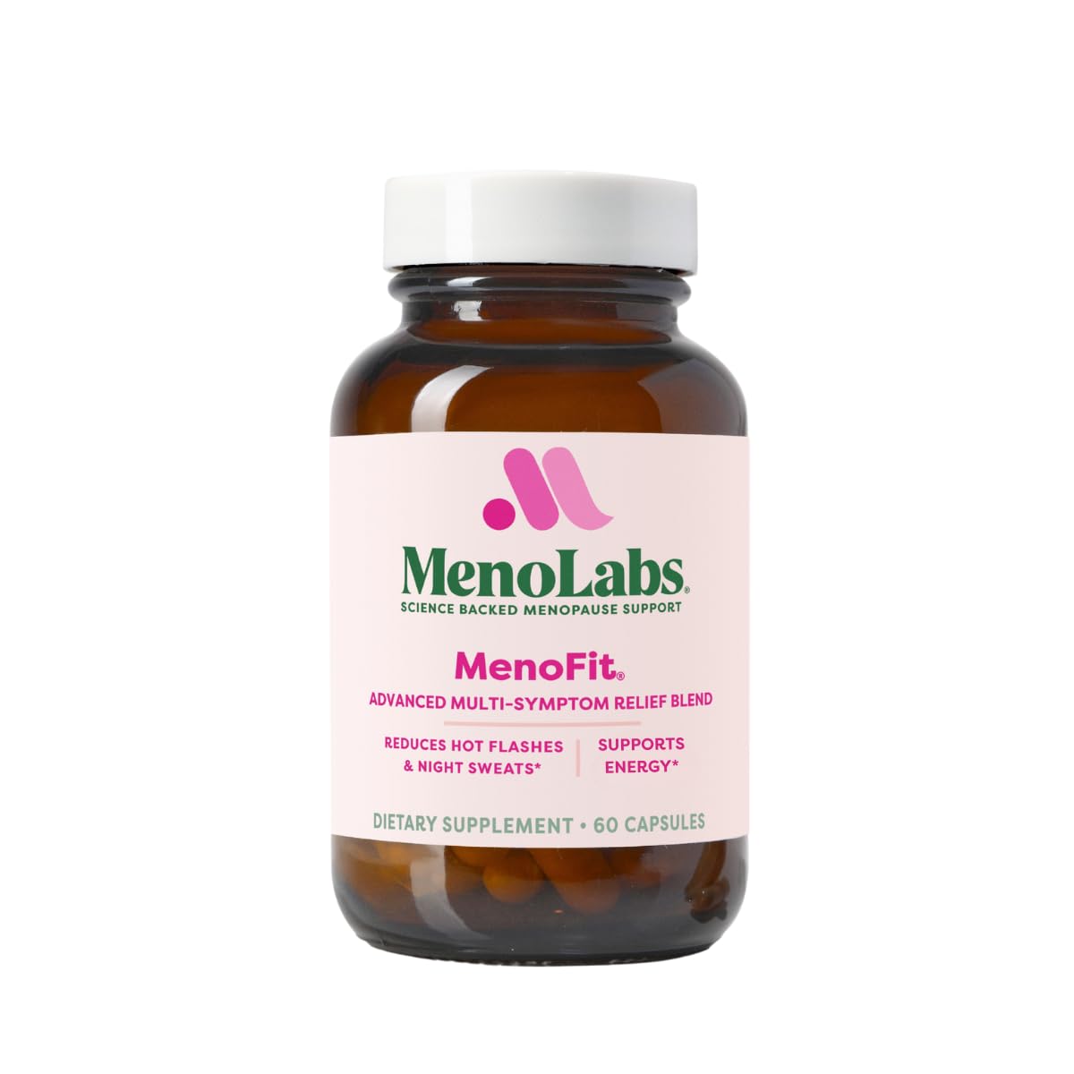 MENOLABS MenoFit, Menopause Supplements for Women - 60 Capsules - Advanced Women’s Probiotic with Vitamins and Red Clover for Gut Health, Hot Flashes and Hormone Balance for Women MENOLABSAu supplements