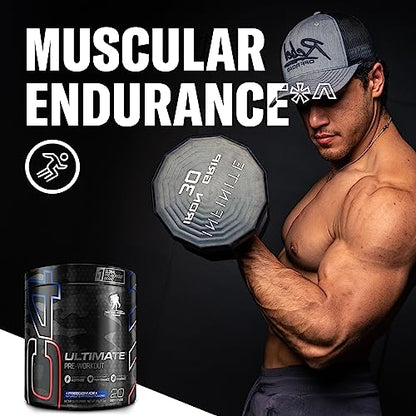 C4 Ultimate x Wounded Warrior Project Pre Workout Powder Freedom Ice - Sugar Free CellucorUS supplements