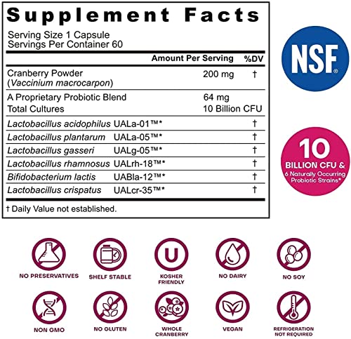 Nutricelebrity NutriFlora-Pro Probiotics for Women - Support Vaginal, Urinary Health NutricelebrityAu supplements