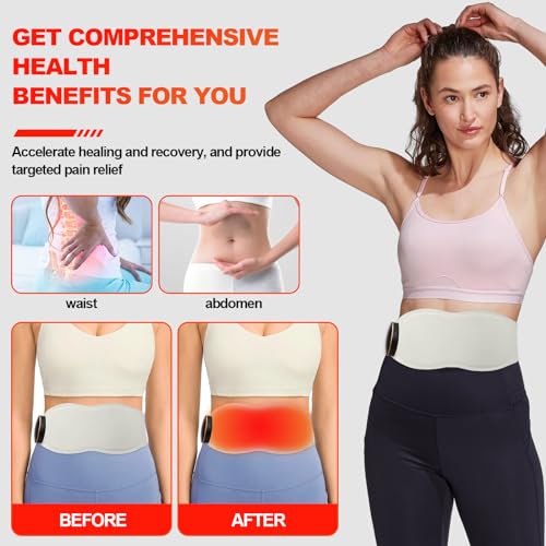 Red Light Therapy Belt Vibrating for Muscle Recovery and Pain Relief DYUFAu supplements
