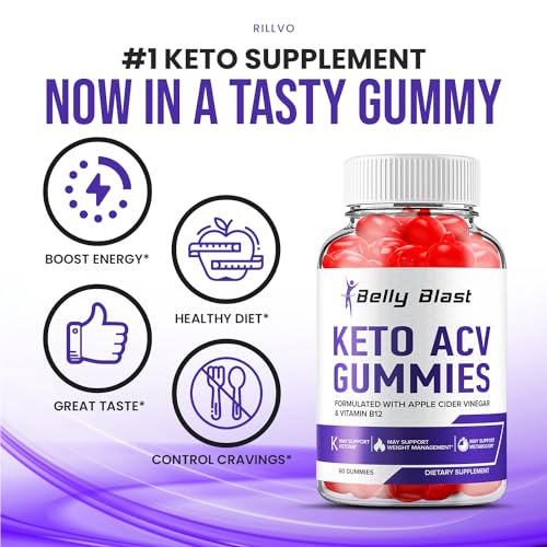 (2 Pack) Belly Blast Keto ACV Gummies - Keto Belly Blast ACV Advanced Formula Belly Blast RillvoAu supplements