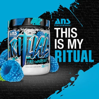 ANS Performance Ritual Pre Workout (30 Servings, 12.7 oz) - Complete Preworkout Formula ANS PerformanceUS supplements