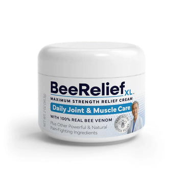 BeeReliefXL Maximum Strength Premium Joint Cream with Real USA Bee Venom, Daily Joint & Muscle Care, Fast-Acting BeeReliefXLAu supplements