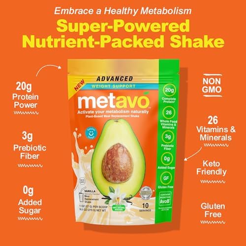 Metavo Advanced Weight Support Meal Replacement Vanilla MetavoUS supplements