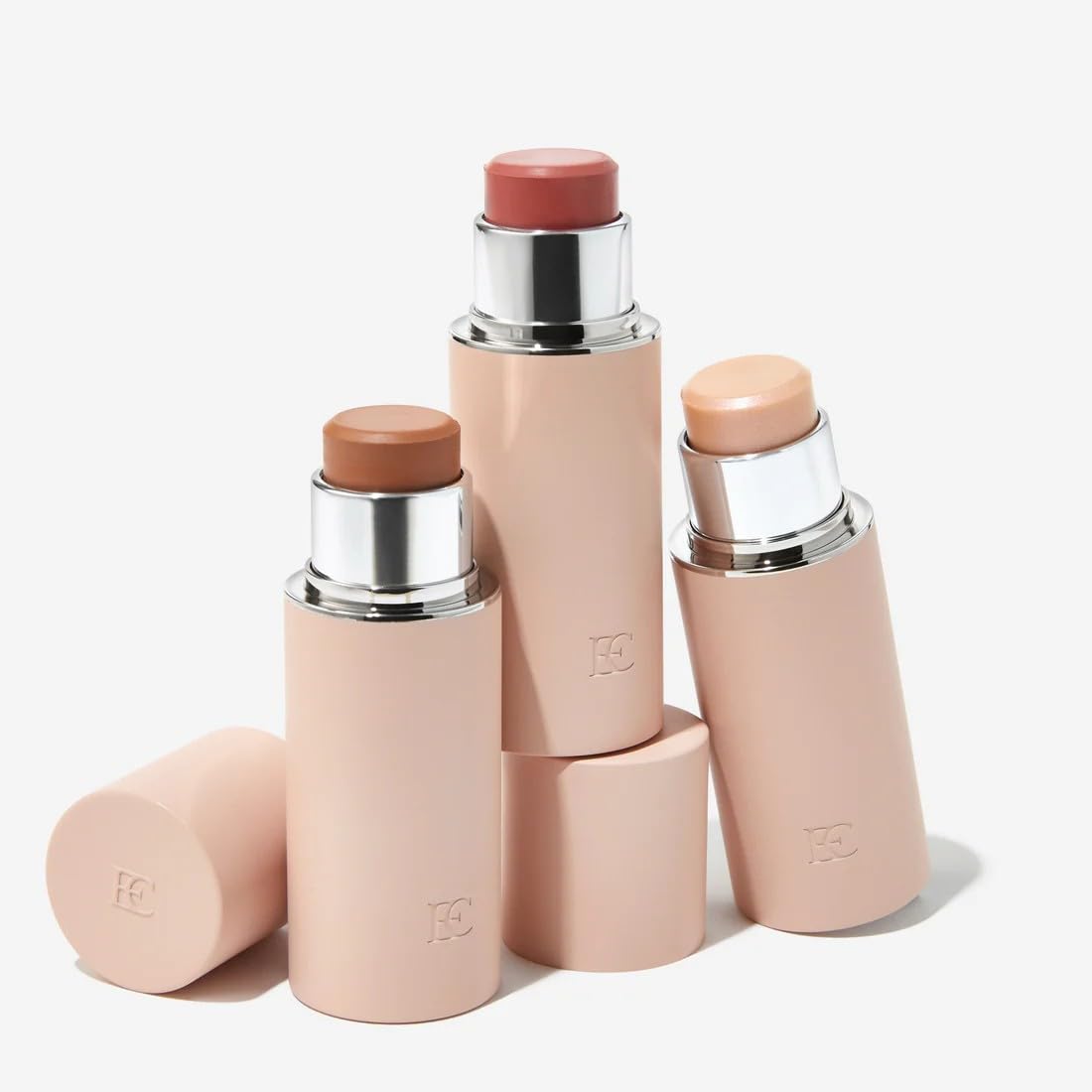 EarthsCure Glow Trio - 3 Piece Set: Bronzer, Blush, and Highlighter. Buildable Cream Sticks For a Luminous, Natural, and Youthful Look EarthsCureAu supplements