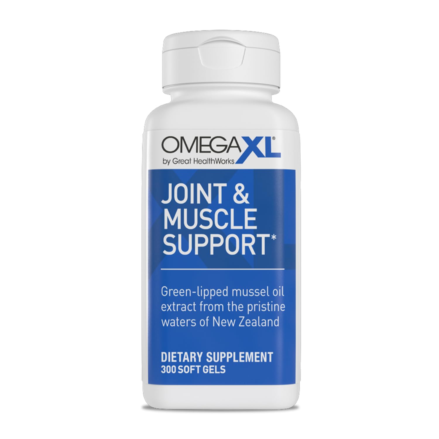 OmegaXL Joint Support Supplement - Natural Muscle Support, Green Lipped Mussel Oil, Soft Gel Pills, Drug-Free, 300 Count OmegaXLAu supplements