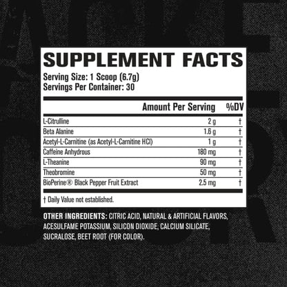 Jacked Factory NITROSURGE Shred Pre Workout Supplement - Energy Booster, Instant Jacked FactoryUS supplements