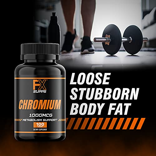FX Supps Chromium Polynicotinate 1000 mcg (100 Capsules) Weight Management Supplements FXSUPPSAu supplements