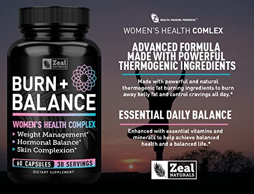 Zeal Naturals Weight Loss Support for Women + Daily Balance Vitmains (Iron, Vitamin D Zeal NaturalsUS supplements