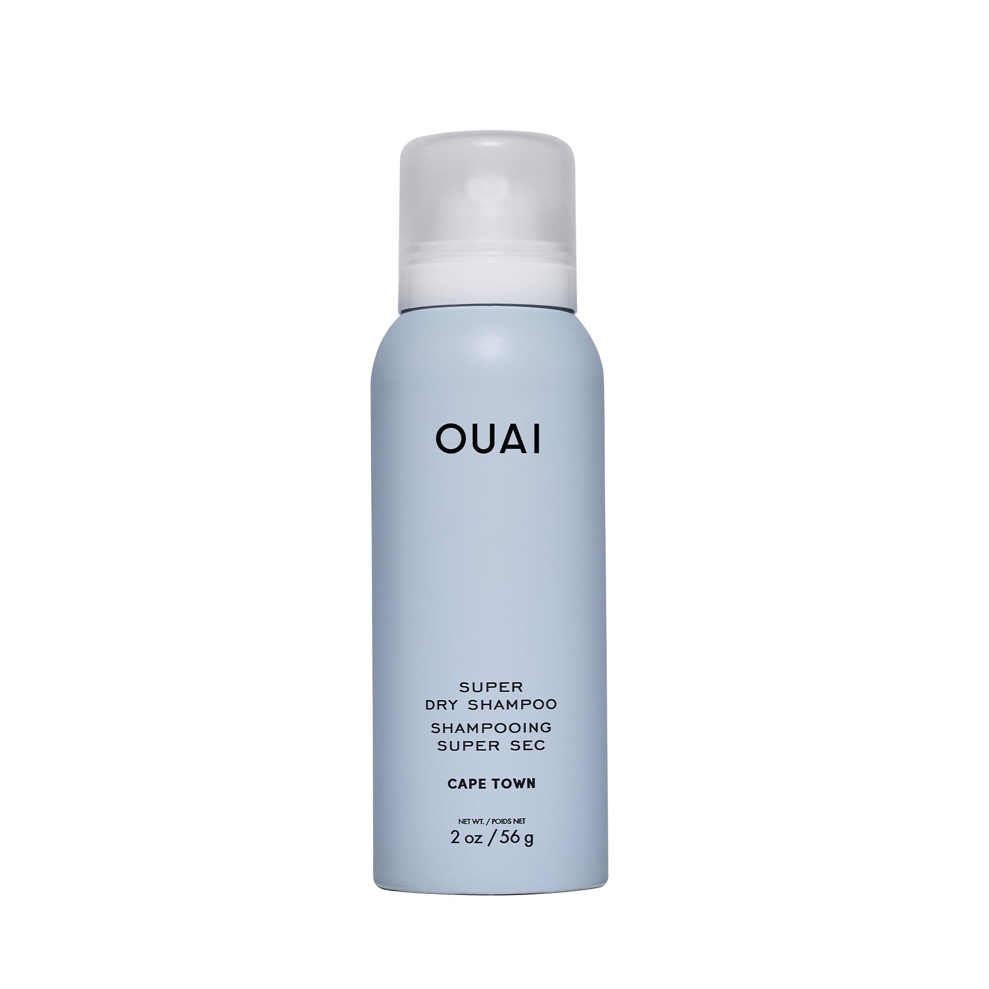 OUAI Super Travel Size Dry Shampoo - Volumizing Dry Shampoo - Absorbs Oil, Dirt & Sweat - Blends Seamlessly into Hair with Zero Residue & Enriched with a Long-Lasting Scent - Cape Town (2 oz) OUAIAu supplements