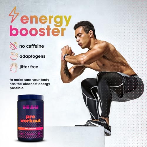 BEAM Be Amazing Vegan Pre-Workout Powder | Energy Booster Powdered Drink with All BEAMAu supplements