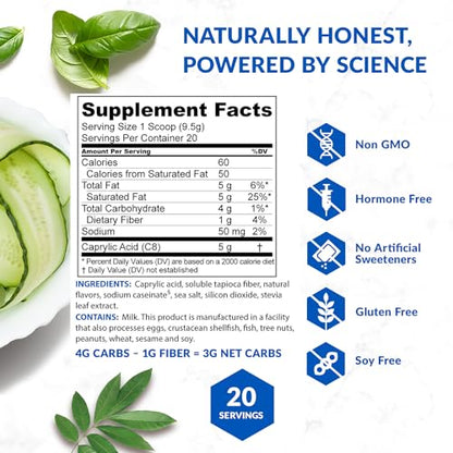 BioTrust Keto Elevate – Pure C8 MCT Oil Powder – Ketogenic Diet Supplement BioTrustUS supplements