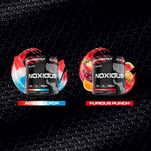 Noxious Extreme Nitric Oxide Booster Pump Pre-Workout Powder | Endurance and Muscle KILLER LABZAu supplements