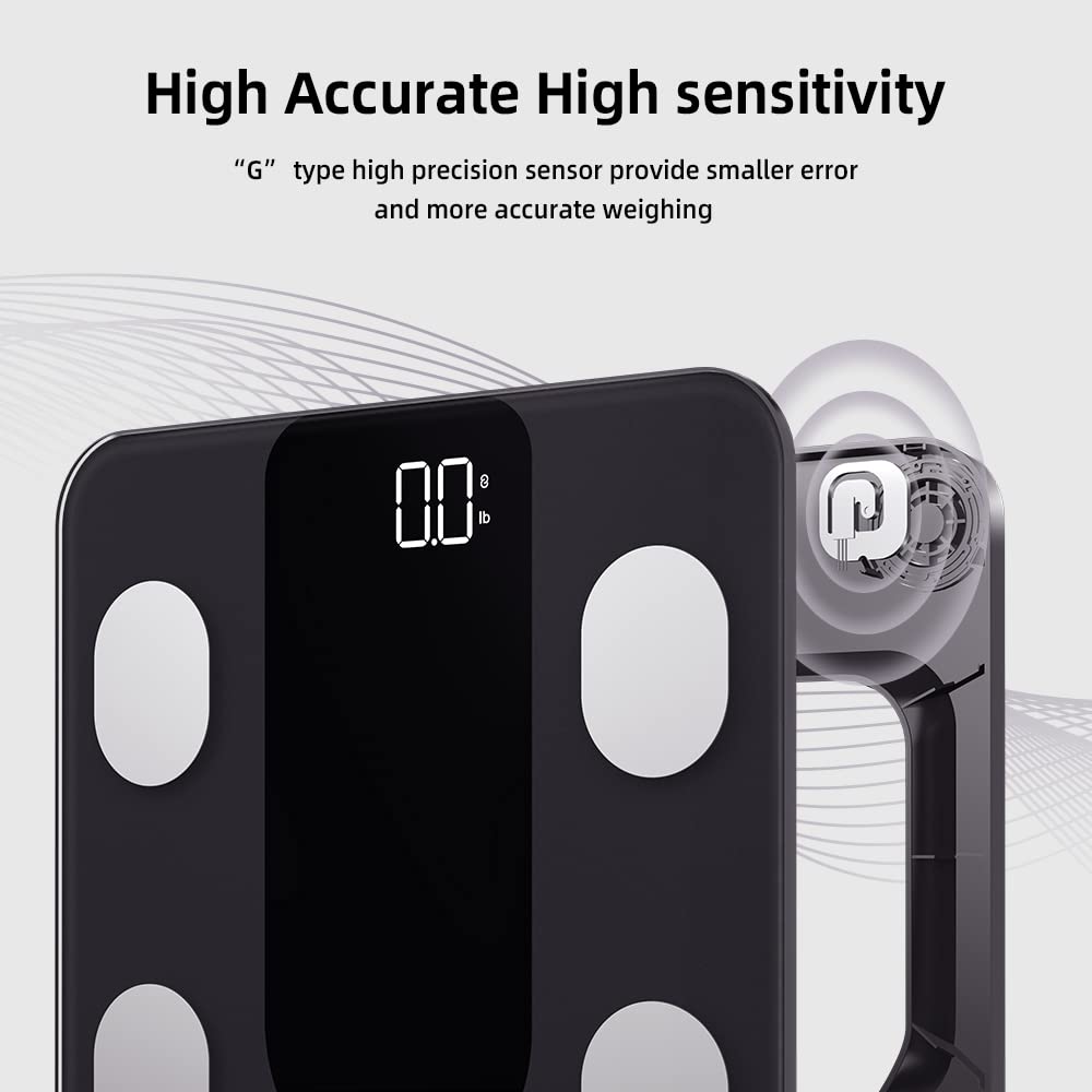 RunSTAR Smart Scale for Body Weight, Digital Bathroom Scale BMI Weighing Body Fat Scale runstarUS supplements