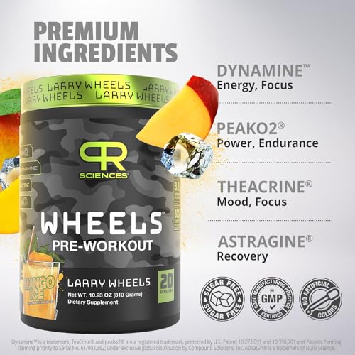 Larry Wheels' Pre Workout - Energy Drink Powder - Pre Workout Powder for Men & Women PR SciencesAu supplements