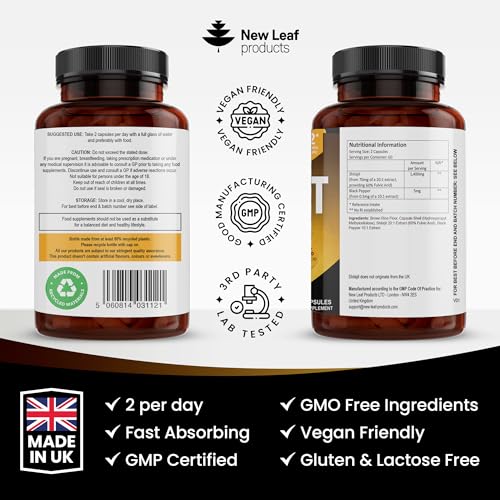 Shilajit Capsules 1400mg 60% Fulvic Acid Pure Shilajit - High Strength Himilayan Shilajit NEW LEAF PRODUCTSUS supplements