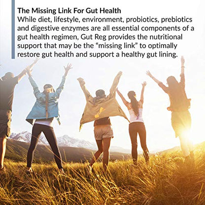 BioTrust Gut Reg Supports a Healthy Gut Lining, Helps Restore Gut Health BioTrustUS supplements