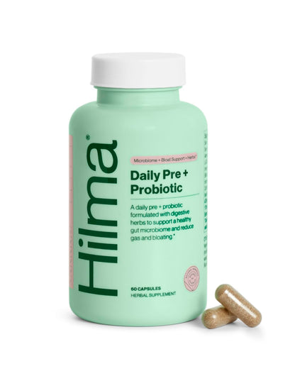 Hilma Daily Pre + Probiotic + Herbs - Support a Healthy Gut While Reducing Gas & Bloating HilmaUS supplements