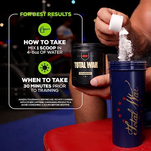 REDCON1 Total War Preworkout - Contains 320mg of Caffeine from Green Tea, Juniper REDCON1US supplements