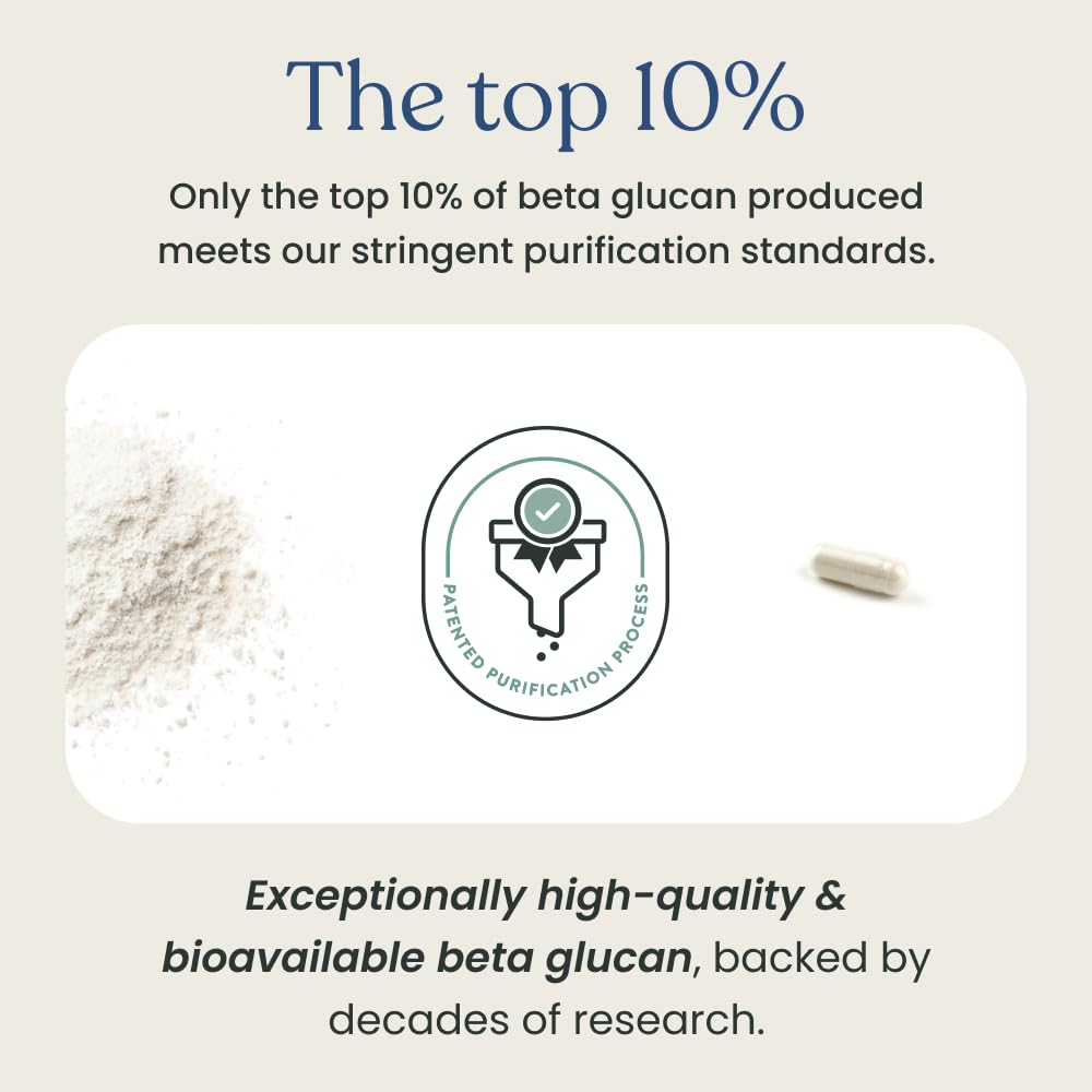 Better Way Health™ - Advanced Immune Readiness - Highly Purified 1,3/1,6 Beta Glucan 100 - Clinically Tested Immune Defense - 100mg/60 Capsules Better Way HealthAu supplements