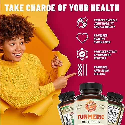 Organic Turmeric Curcumin with Ginger and Black Pepper for Max Absorption WHOLE WORLD WELLNESSAu supplements