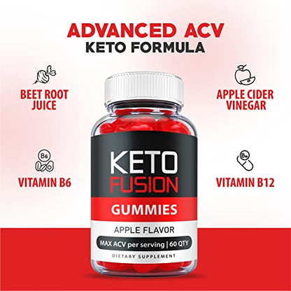 Keto Fusion Gummies - Official Formula, Vegan - Keto Fusion ACV Gummies Advanced HealthlyUS supplements