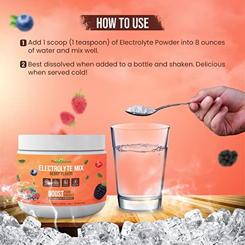 Electrolyte Powder - Refreshing Workout Recovery Electrolytes, Sugar Free, Gluten Free Pride Naturals, IncUS supplements