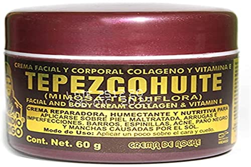 Collagen & Vitamin E Tepezcohuite Cream Del Indio PapagoAu supplements