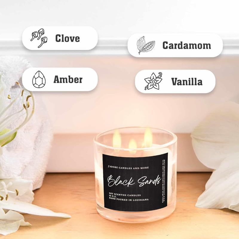 100% Soy Candles Clearance (16 Oz) - Hand Poured Scented with Essential Oil, Aromatherapy Candles Krewe Home InteriorsAu supplements