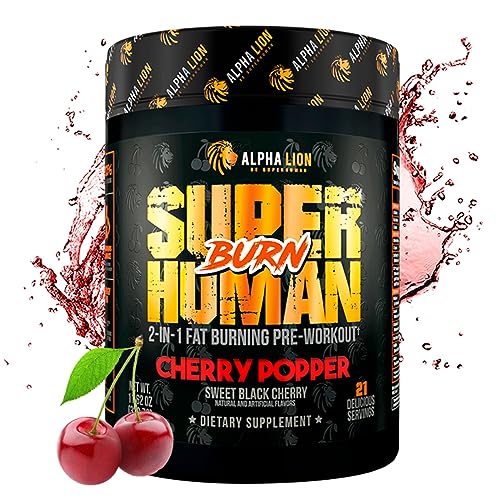 ALPHA LION Superhuman Burn 2-in-1 Metabolism Booster Pre Workout ALPHA LIONUS supplements