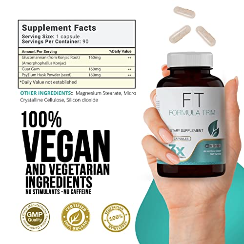 Formula Trim Natural Appetite Management Supplement for Women. Improves Digestion Formula TrimUS supplements