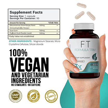 Formula Trim Natural Appetite Management Supplement for Women. Improves Digestion Formula TrimUS supplements