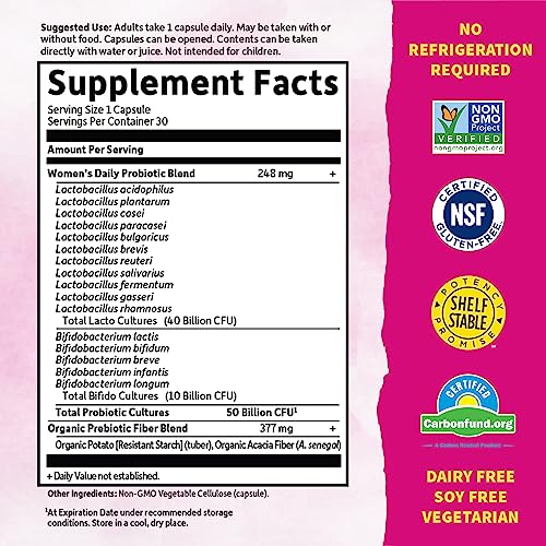 Garden of Life, Dr. Formulated Women's Probiotics Once Daily, 16 Strains, 50 Billion Garden of LifeAu supplements