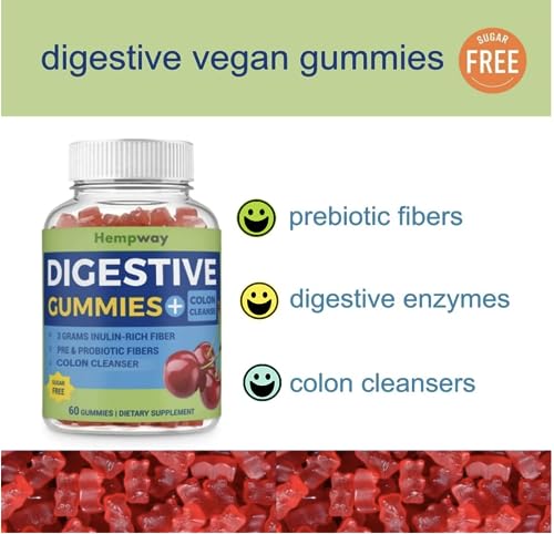 HEMPWAY Fiber Gummies for Digestive Colon Cleanse - Health & Daily Weight Support HEMPWAYUS supplements