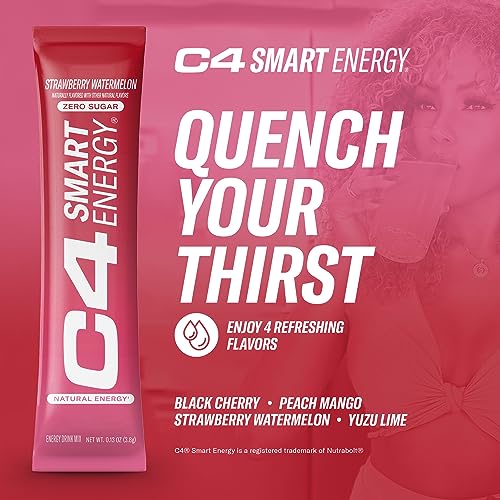 C4 Smart Energy Powder Stick Packs - Sugar Free Performance Fuel & Nootropic Brain CellucorUS supplements