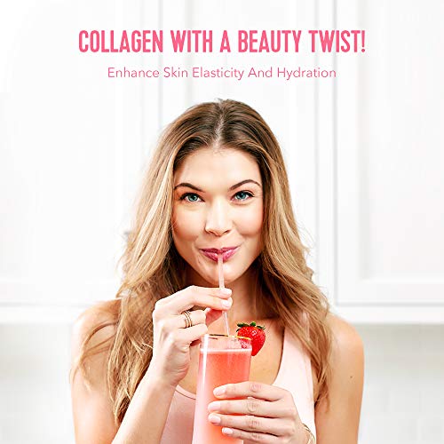 Vital Proteins Beauty Collagen (Strawberry Lemon, Canister) - 120mg of Hyaluronic Acid Vital ProteinsUS supplements