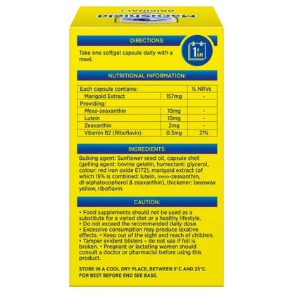 MacuShield Original Plus Capsules - 90 Day Pack, Eye Health Food Supplement containing MacushieldUS supplements