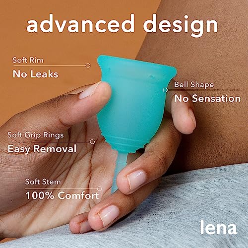 Lena Cup Reusable Menstrual Cup | Purple, Large | Experienced and Advanced Cup Users LenaAu supplements