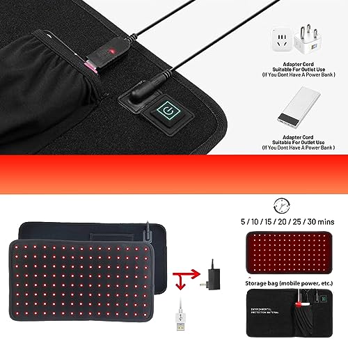 Red Light Therapy Infrared Light Therapy for Muscle Pain Relief and Inflammation Red Light Therapy Belt DYUFAu supplements