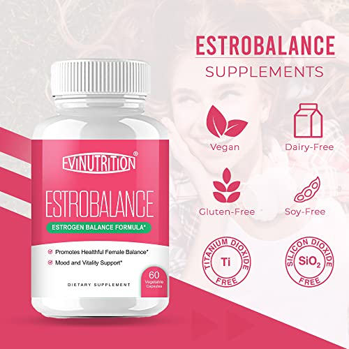Evinutrition Estrobalance Capsule for Women - Menopause Mood and Energy Support EvinutritionUS supplements