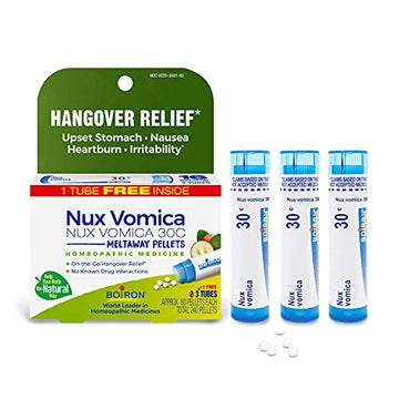 Boiron Nux Vomica 30C Homeopathic Medicine for Hangover Relief, Upset Stomach, Nausea BoironAu supplements