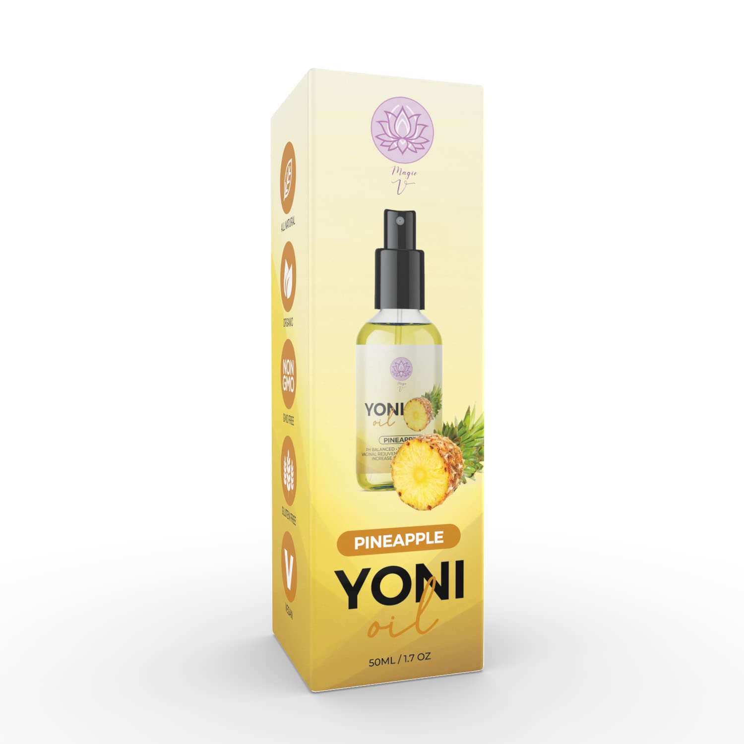 Magic V Steam V Yoni Oil Spray Organic Feminine Oil Vaginal Moisturizer For Wetness Magic V SteamAu supplements