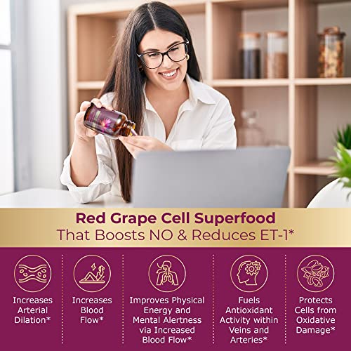 VINIA 12-Hour Sustained Release Piceid Resveratrol Supplement. Nitric Oxide Supplement VINIAUS supplements