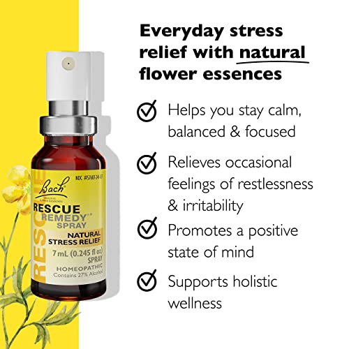 Day & Night Bundle, Bach RESCUE REMEDY Spray, Natural Stress Relief [and] RESCUE SLEEP Spray RESCUEAu supplements