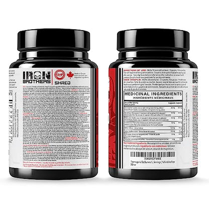 Shred for Men & Women | Strong Appetite Suppressant for Weight Loss Management Iron Brothers SupplementsUS supplements