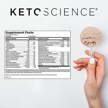 Keto Science Plant Based Protein, Keto Meal Shake, Supports Weight Management Keto ScienceUS supplements
