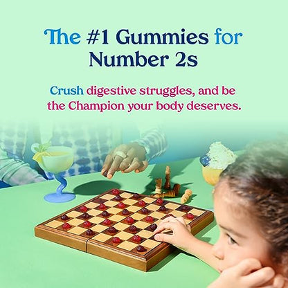 Poop Like a Champion Super Fiber Gummies 6g Fiber - Apple Cider Vinegar & Berries 2 Flavors Poop Like a ChampionUS supplements