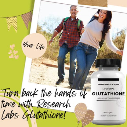 Research Labs Liposomal Glutathione Supplement w/Gluta-IV™, 100x Enhanced Absorption Research LabsUS supplements
